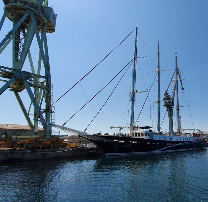 Jedrenjak Klara Brodogradilište