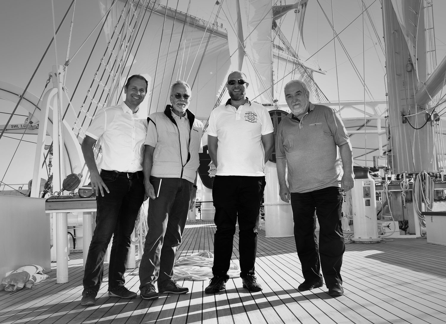 Shipcraft Insight - about us - group picture on a ship